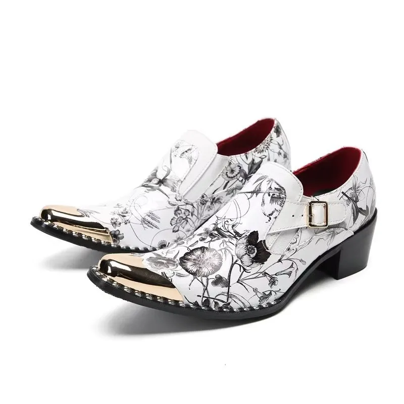 LuxeLeather Exotic Slip On Monkstraps