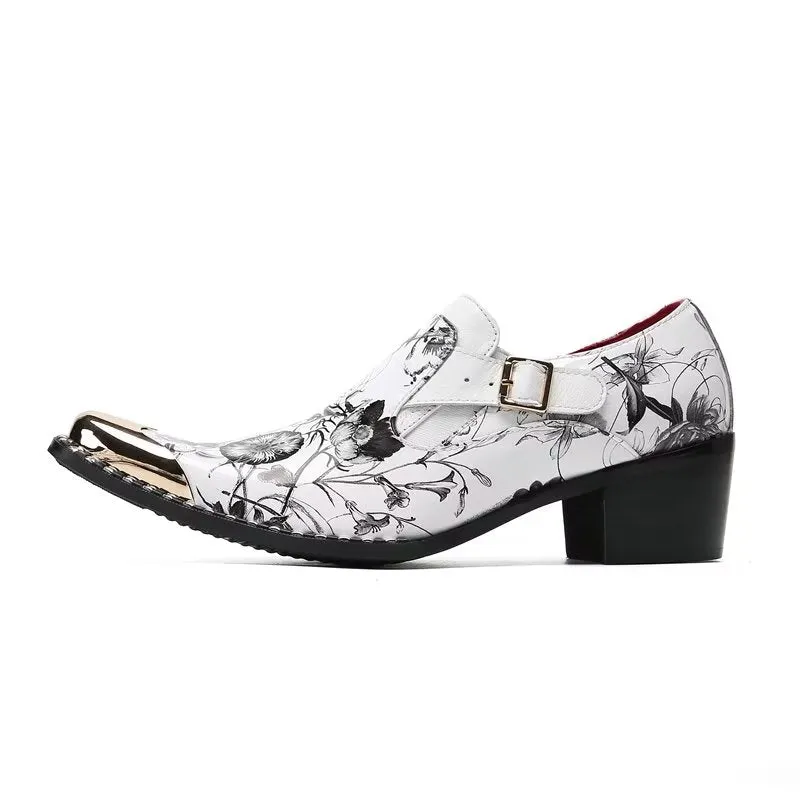 LuxeLeather Exotic Slip On Monkstraps