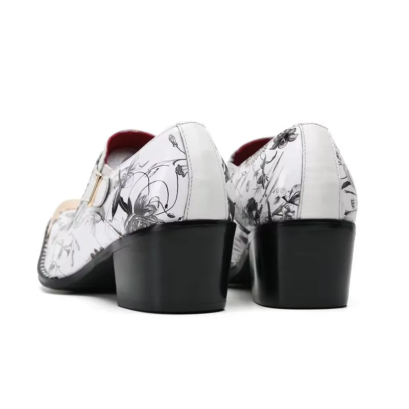 LuxeLeather Exotic Slip On Monkstraps
