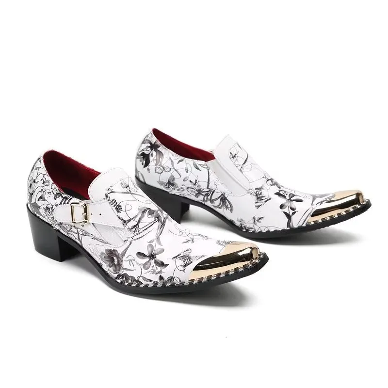LuxeLeather Exotic Slip On Monkstraps