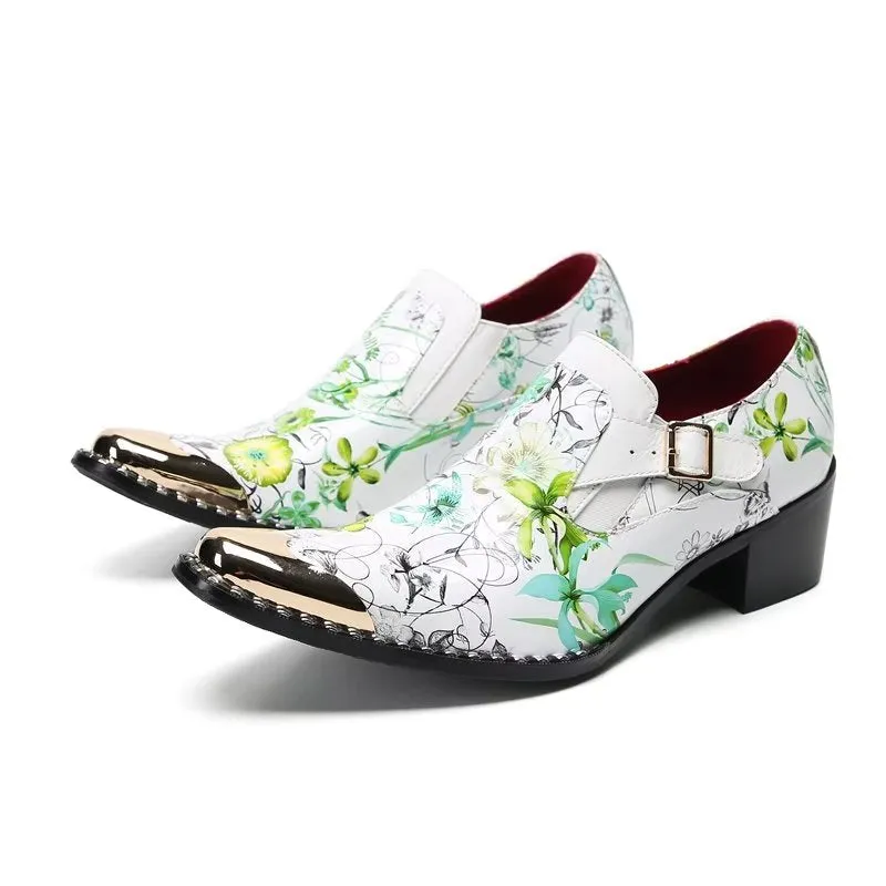 LuxeLeather Exotic Slip On Monkstraps