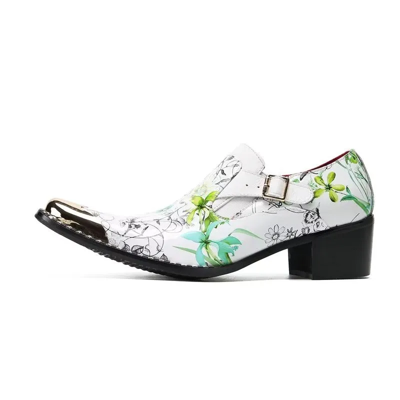 LuxeLeather Exotic Slip On Monkstraps