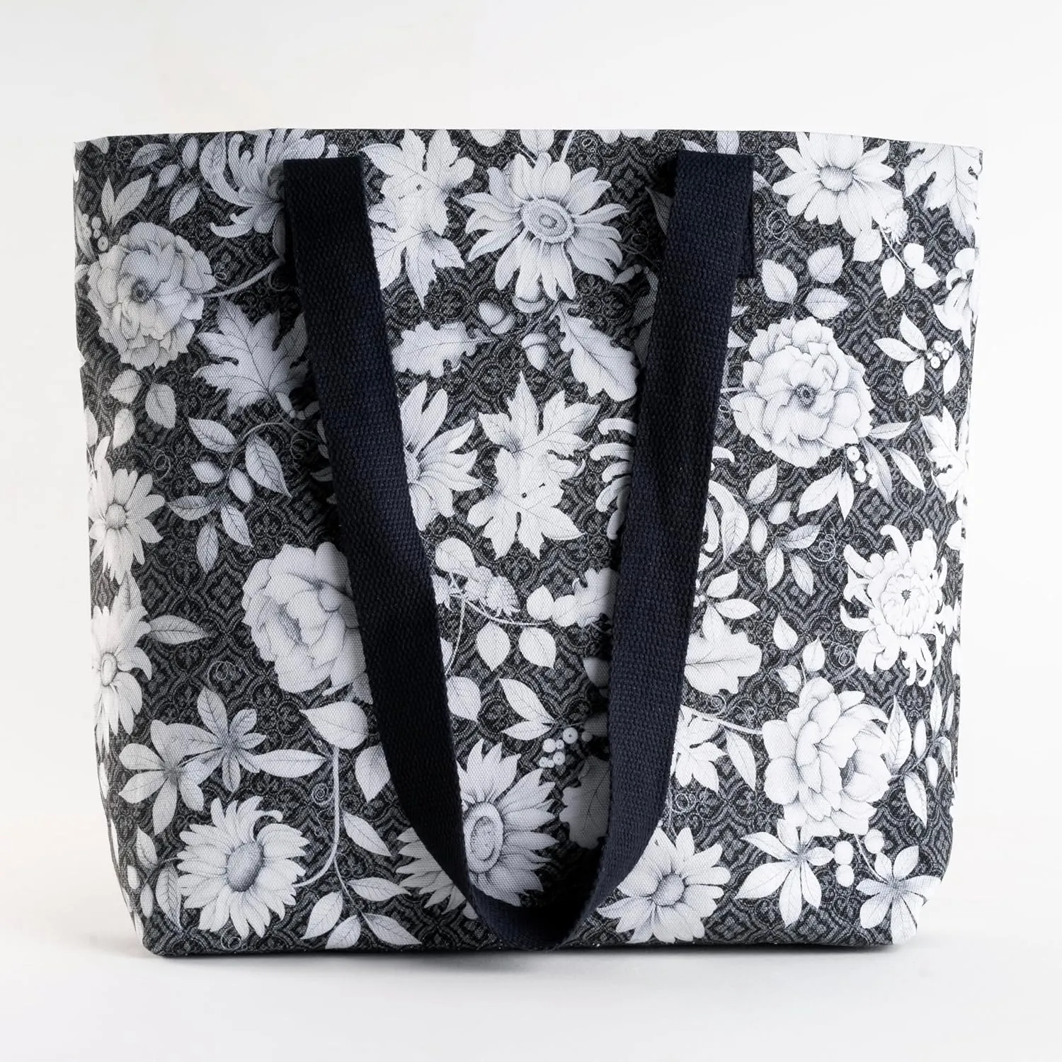 Maison d' Hermine Canvas Tote Bag for Women Cotton Canvas Reusable Shoulder Grocery Bags Bulk with Handle for Shopping Travel
