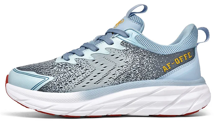 Men's and Women's Mesh Running Shoes Walking Sports Breathable Comfortable Lightweight Thick Sole Fashion Sneakers