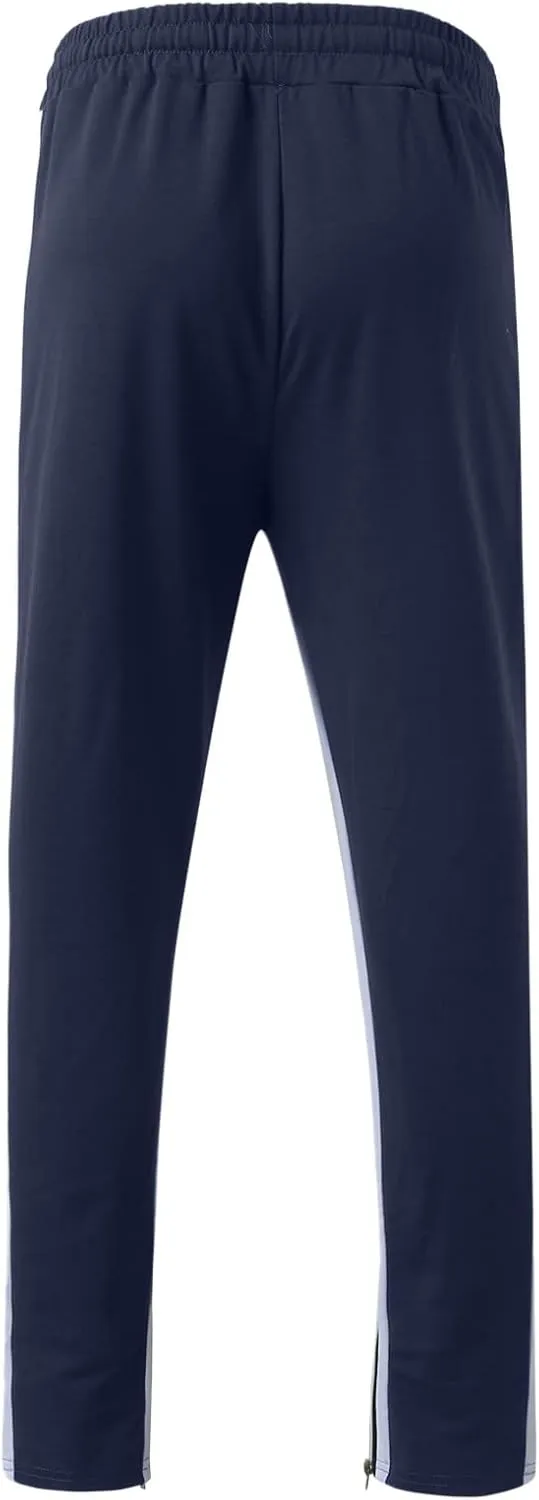 Mens Drawstring Athletic Cargo Joggers Pants Slim Fit Stretch with Pockets Casual Hiking Trousers Gym Sweatpants