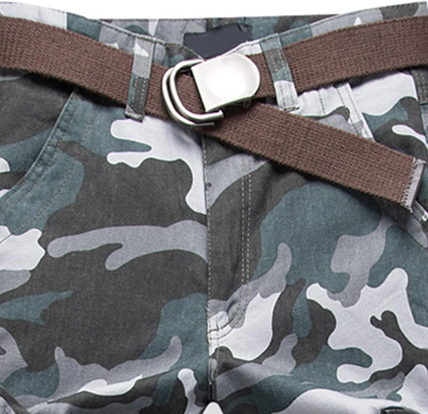 Mens Hiking Pants,Camo Military Hunting Combat Work Pants with Multi Pockets,Loose Fit Casual Cargo Pants,Comfy Tactical Pant