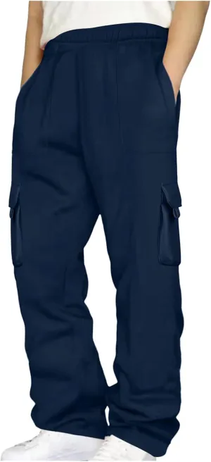 Men's Slim Fit Chino Pants Men's Pants Chain Men's Heavyweight Fleece Cargo Pantsmen's Military Cargo Tactical Pants