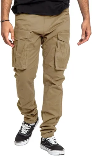 Mens Wild Cargo Pants Relaxed Fit Athletic Stretch Jogger Sweatpants Premium Slim Fit Chino Trousers with Pockets