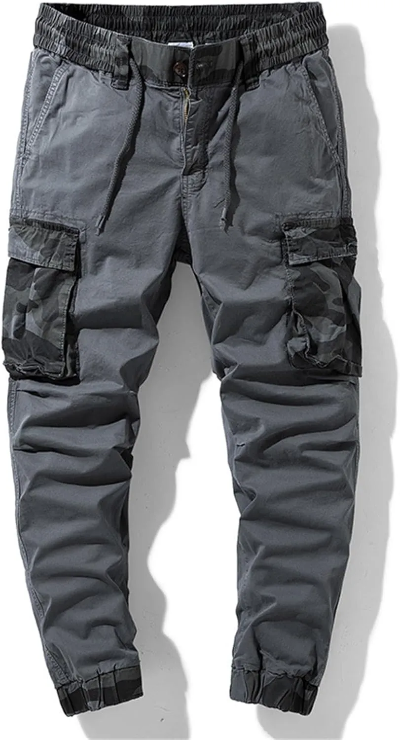 MIDOO Golf Pants Men Tapered Leg Waterproof Baggy Sweat Pants Lightweight Hiking Work Pants Relaxed Fit Straight Leg Tousers