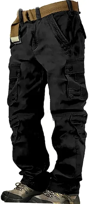 MIDOO Work Pant for Men Slim Fit Waterproof Baggy Sweat Pant Lightweight Hiking Work Pant Relaxed Fit Straight Leg Tousers