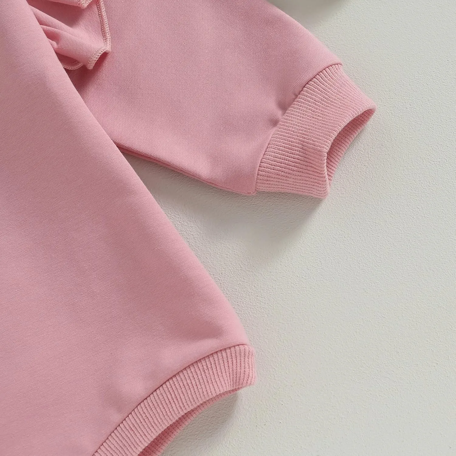 Newborn Baby Girl Oversized Sweatshirt Ruffle Long Sleeve Crewneck Cotton Pullover Sweater Tops Toddler Fall Clothes