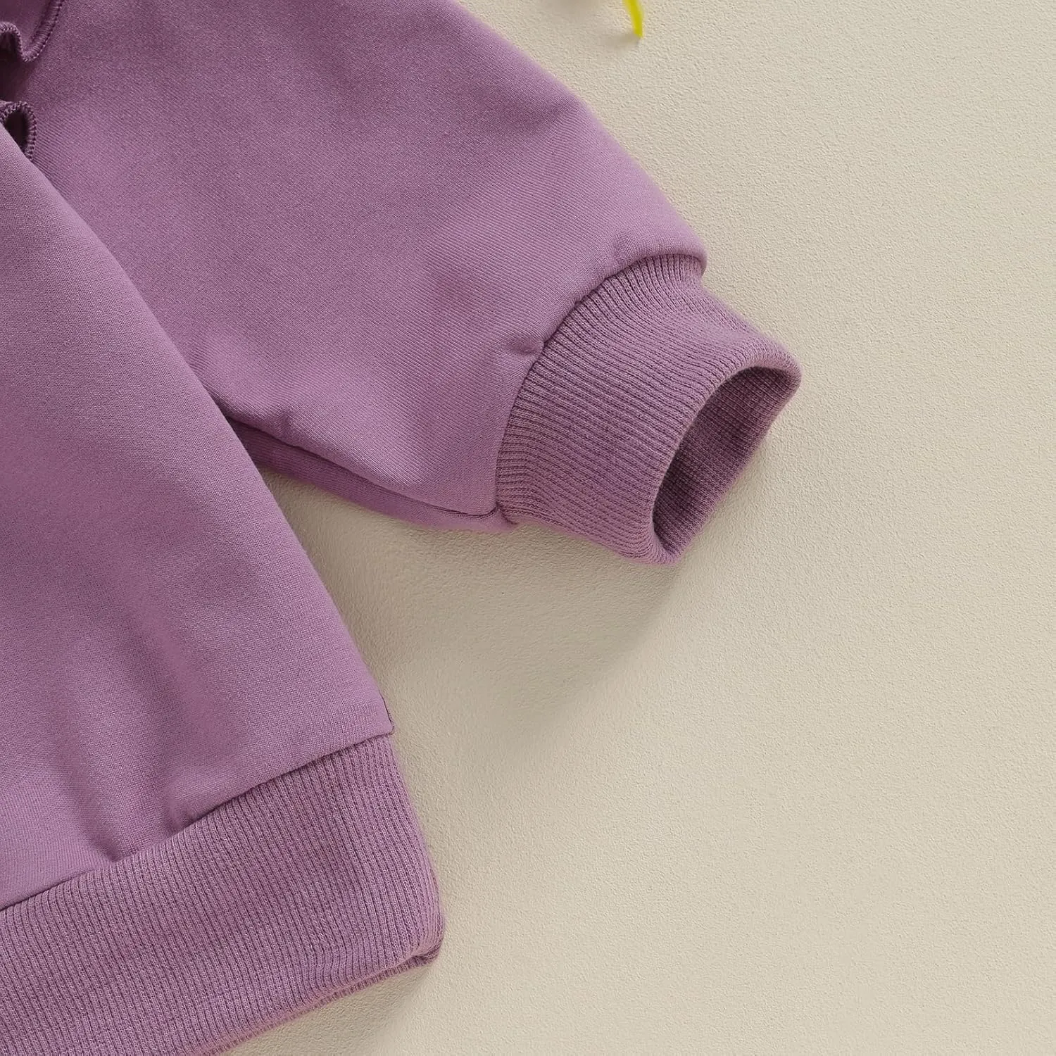Newborn Baby Girl Oversized Sweatshirt Ruffle Long Sleeve Crewneck Cotton Pullover Sweater Tops Toddler Fall Clothes