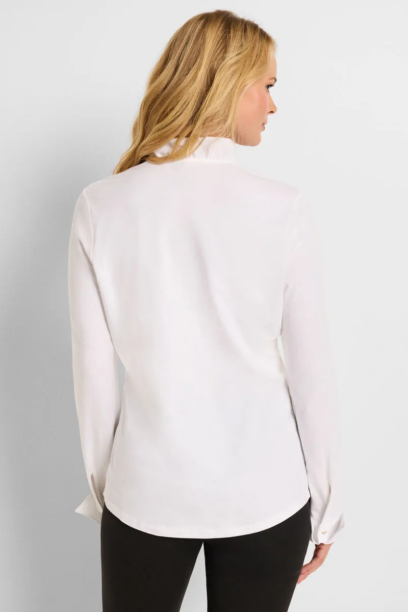 NIC ZOE Ruffled Around Shirt