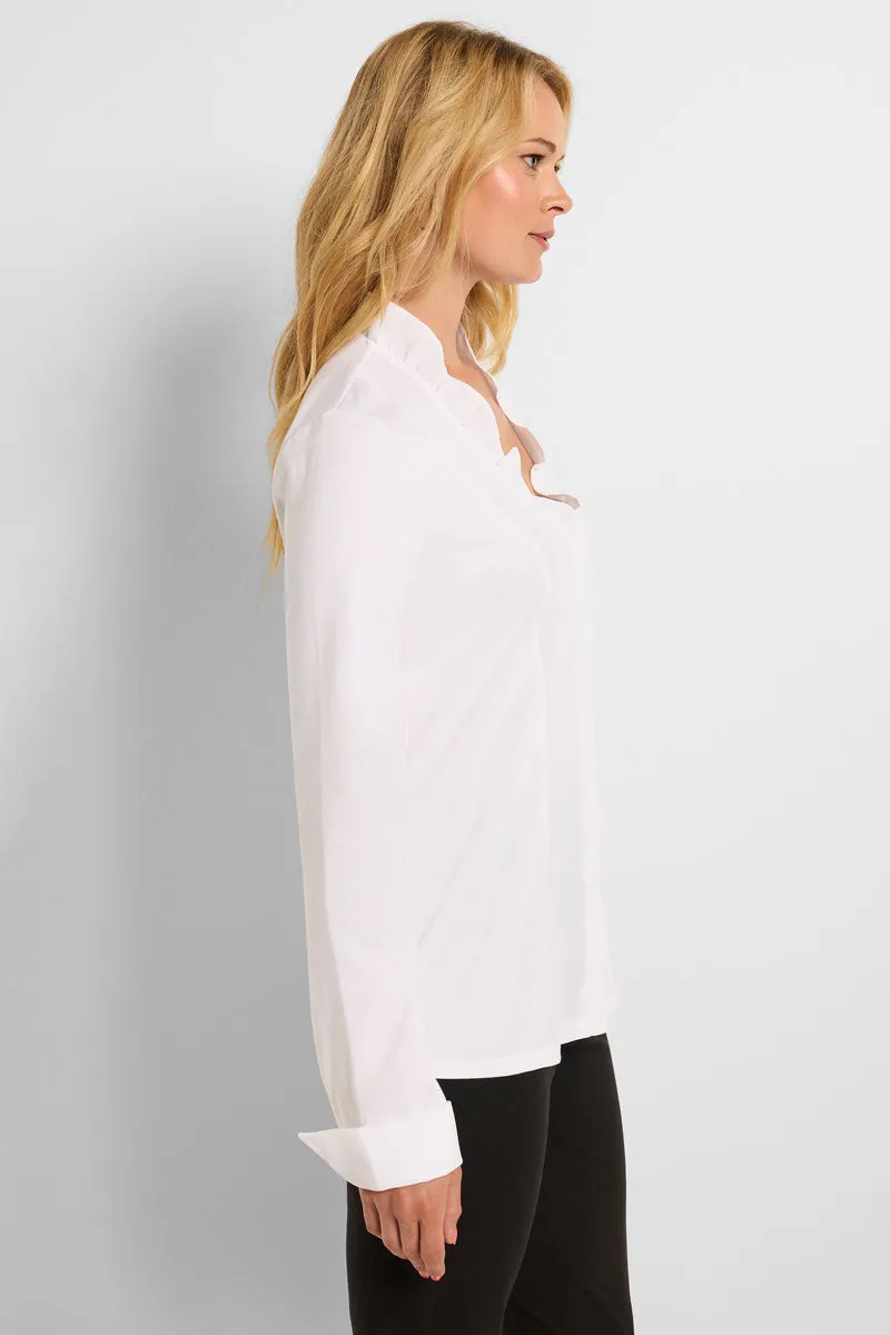 NIC ZOE Ruffled Around Shirt