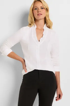 NIC ZOE Ruffled Around Shirt