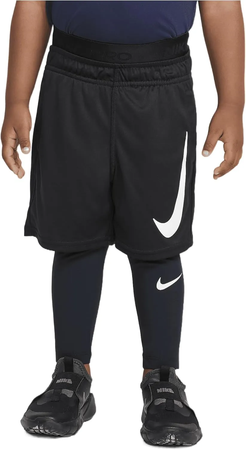 Nike Dri-FIT Pro Toddler Tights (76M411-023, Black)