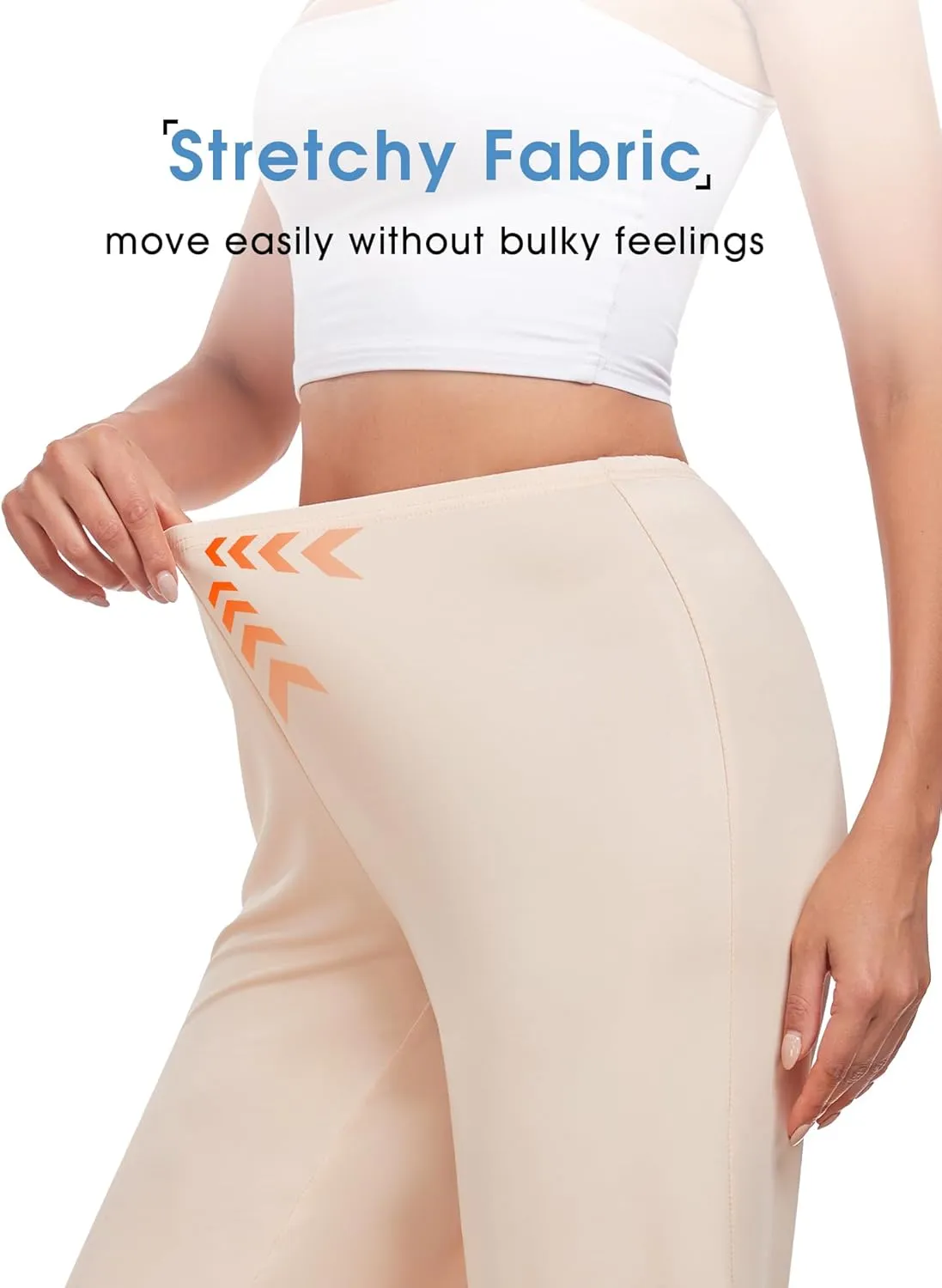 Pettipants for Women Culotte Slip Half Slip Shorts Wide Leg Pajama Pants
