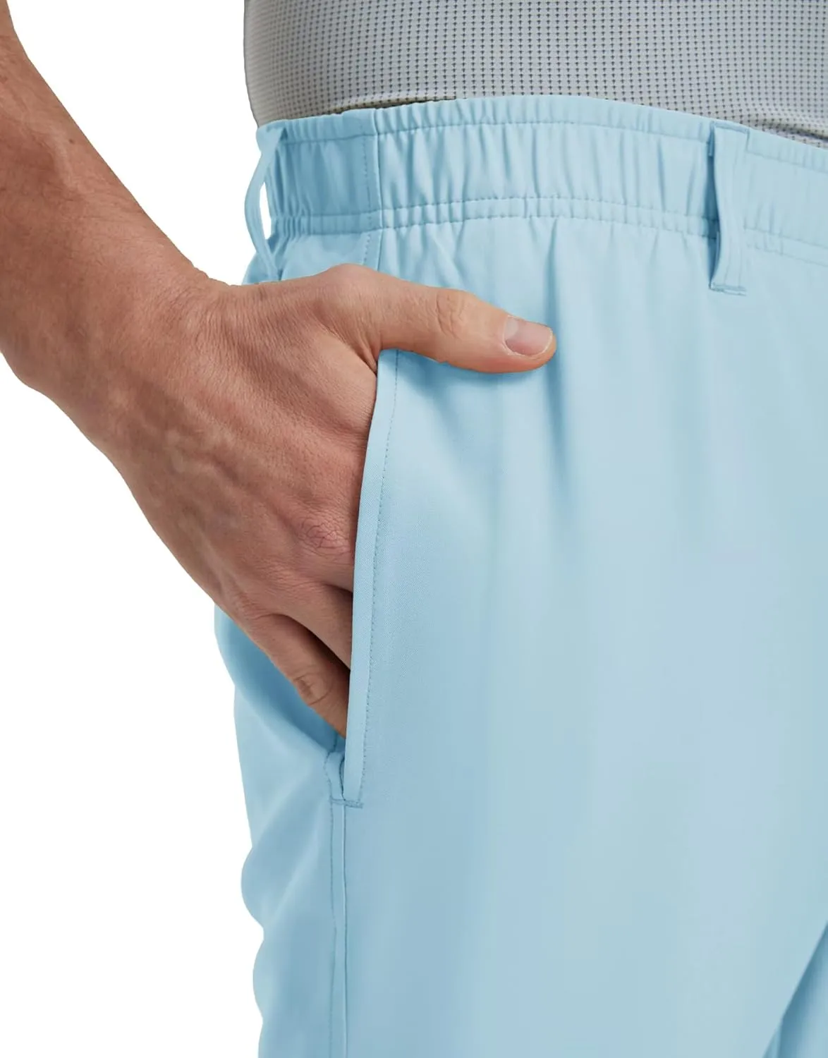 Rouen Golf Pants Men Lightweight Quick Dry - 30"/32"/34" Stretch Water-Resistant Casual Flat Front Mens Dress Pants Pockets