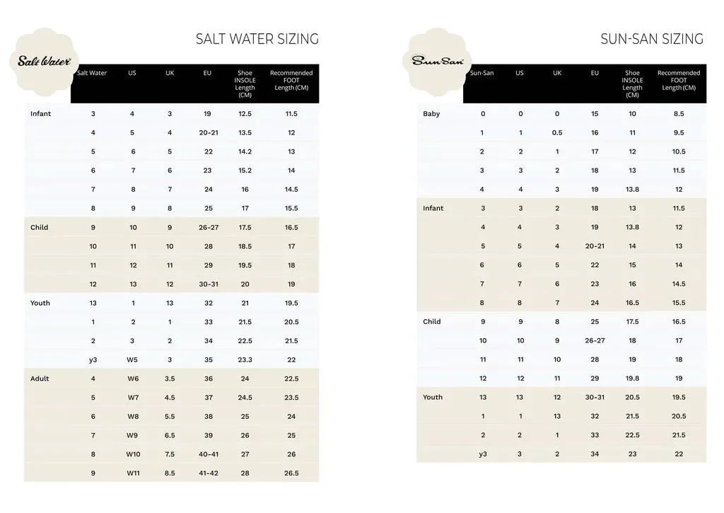 Saltwater Sandals - Sailor Tan