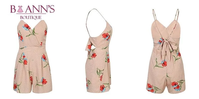SAMMIE’S SIMPLY CHIC SPAGHETTI STRAP ROMPER