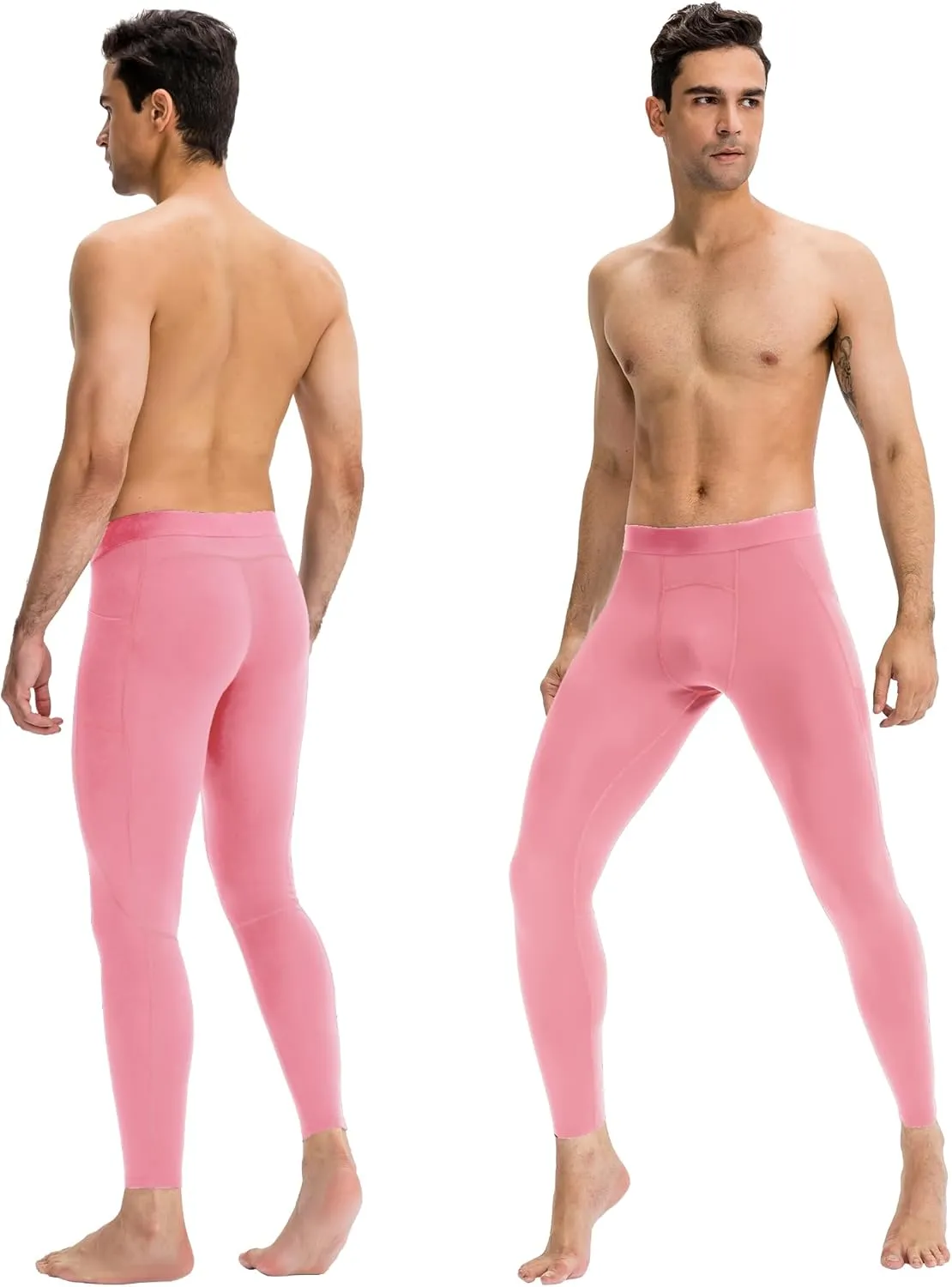 SPVISE Men's Compression Pants Workout Leggings Running Tights Cool Dry Athletic Baselayer Pants for Basketball Yoga Cycling
