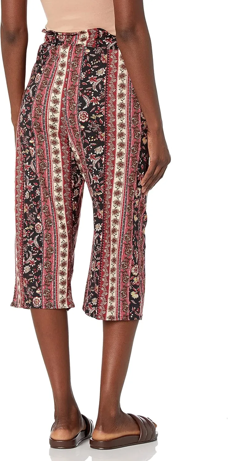 Star Vixen Women's Wide Leg Cropped Pants