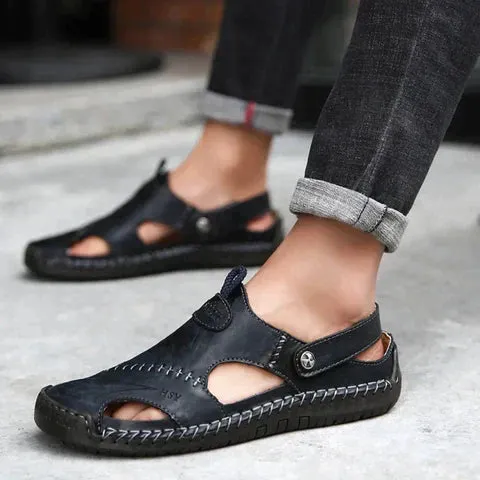 STEFAN | ORTHOPEDIC LEATHER SANDALS