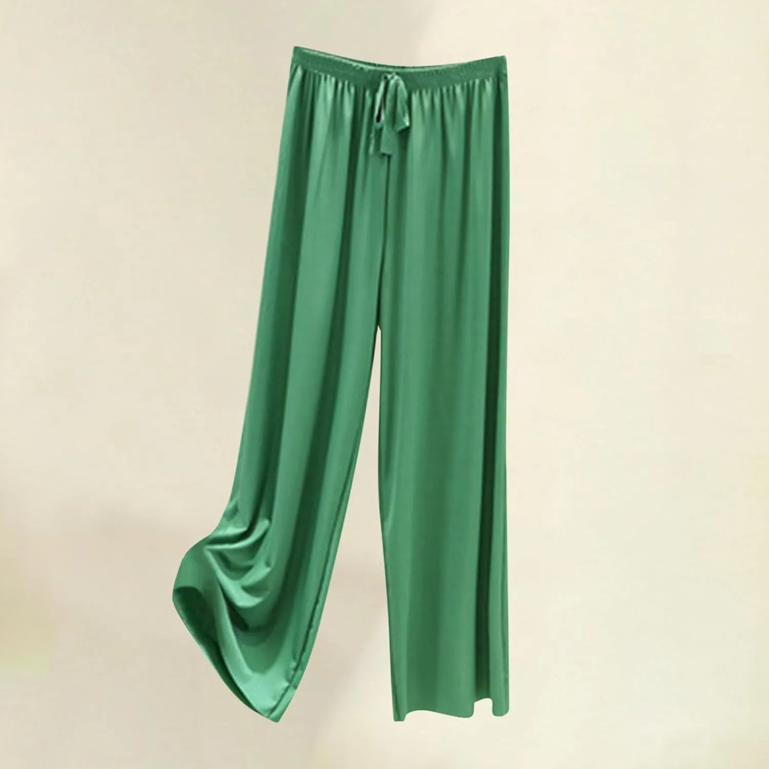 Summer Baggy Long Pants for Women Relaxed Fit Wide Leg Lounge Trousers Casual Elastic Waist Sweatpants for Teen Girls