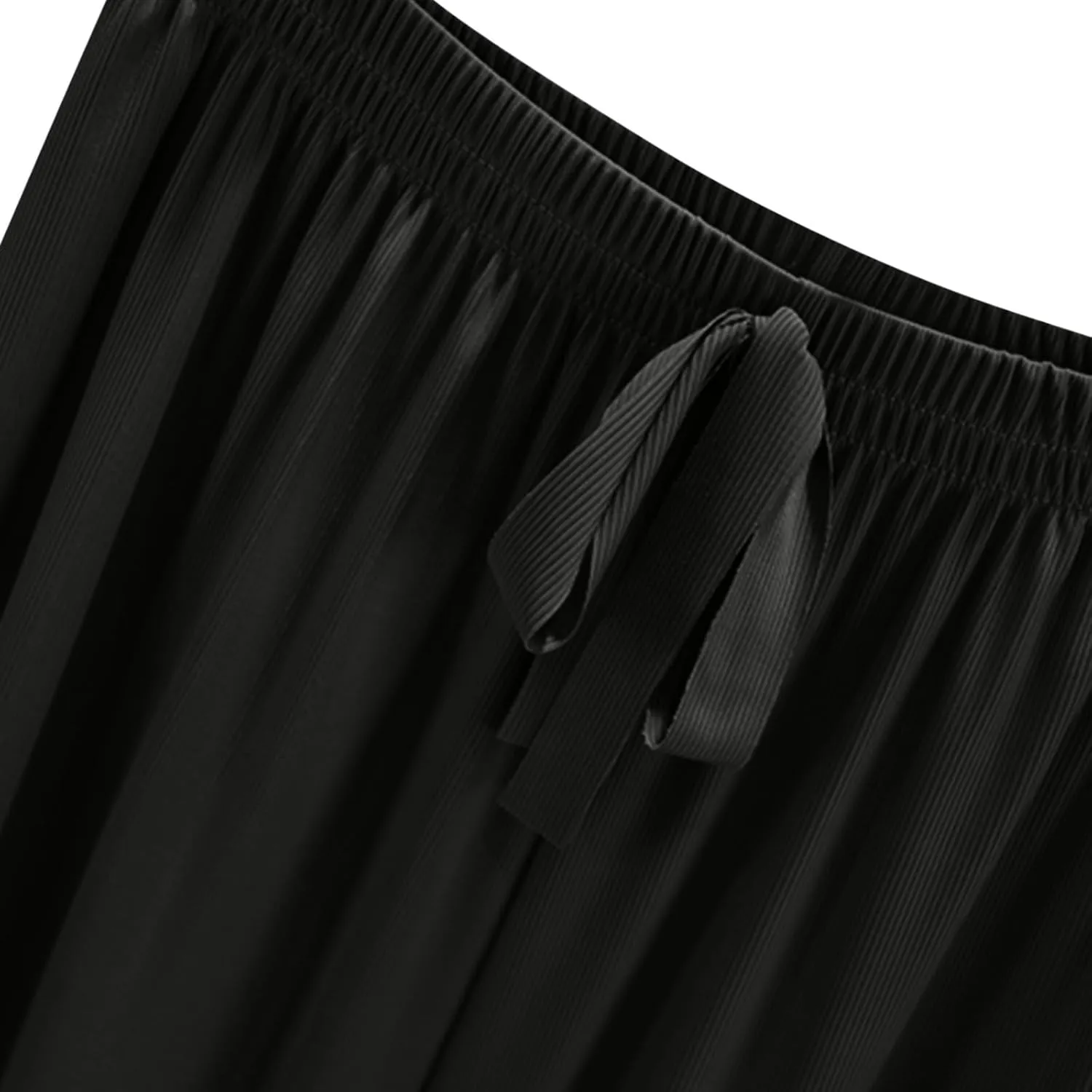 Summer Baggy Long Pants for Women Relaxed Fit Wide Leg Lounge Trousers Casual Elastic Waist Sweatpants for Teen Girls