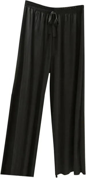 Summer Baggy Long Pants for Women Relaxed Fit Wide Leg Lounge Trousers Casual Elastic Waist Sweatpants for Teen Girls