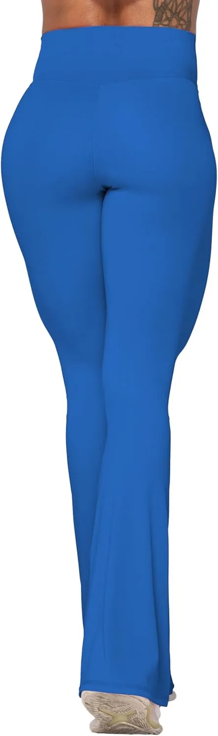 Sunzel Flare Leggings, Crossover Yoga Pants with Tummy Control, High-Waisted and Wide Leg