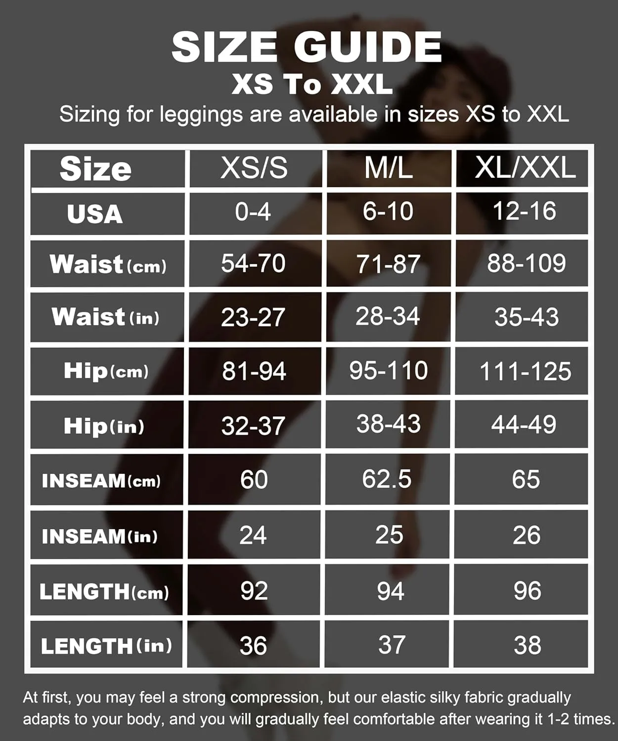 Tummy Control Compression Leggings with Pockets Butt Lifting High Waist Pants for Women