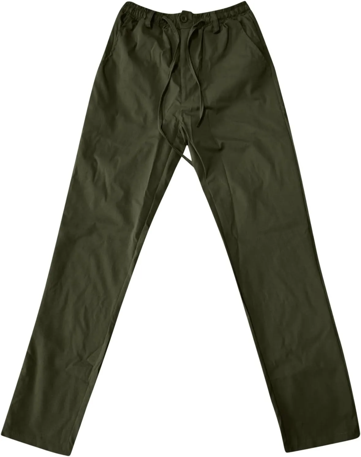 Vickyleb Men's Hiking Pants Relaxed Fit Lightweight Quick Dry Stretch Joggers Running Workout Casual Drawstring Trousers