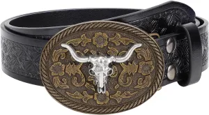 Western Belts for Women Men Vintage Men's Country Belt for Jeans Cowgirl Cowboy Christmas Gifts