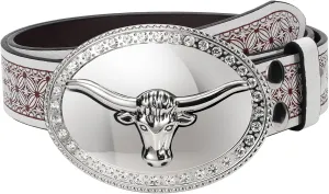Western Belts for Women Men Vintage Men's Country Belt for Jeans Cowgirl Cowboy Christmas Gifts