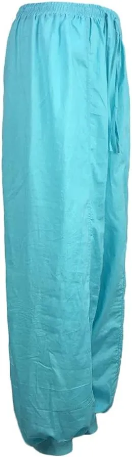 Women Linen Pants Beach Waisted Beach Dressy Trousers with Pockets Solid Travel Palazzo Pants for Women High Waist