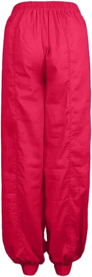 Women Linen Pants Beach Waisted Beach Dressy Trousers with Pockets Solid Travel Palazzo Pants for Women High Waist