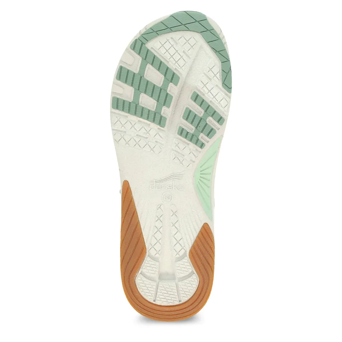 Women's Dansko Rayna Color: Sage Multi Webbing Sandal