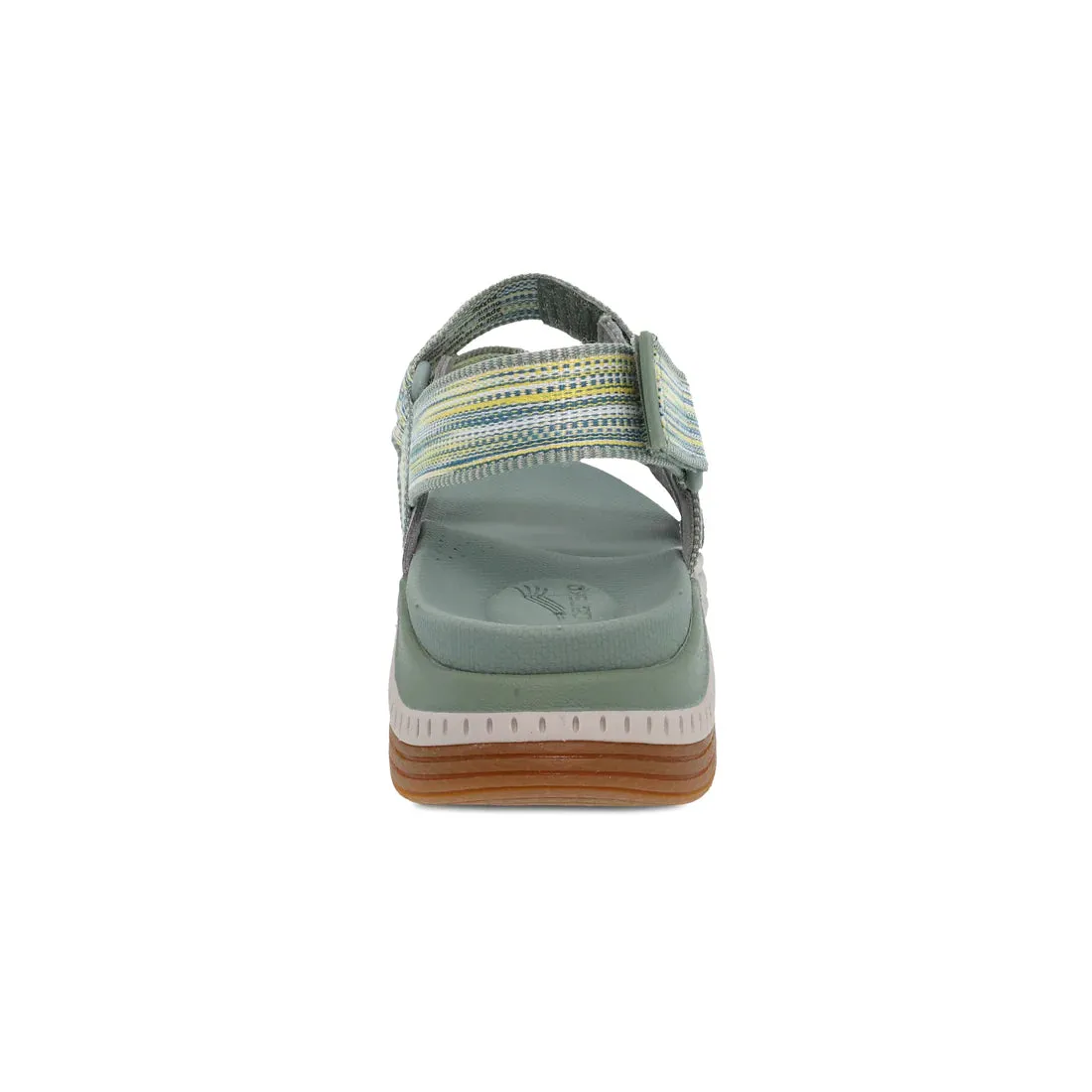 Women's Dansko Rayna Color: Sage Multi Webbing Sandal