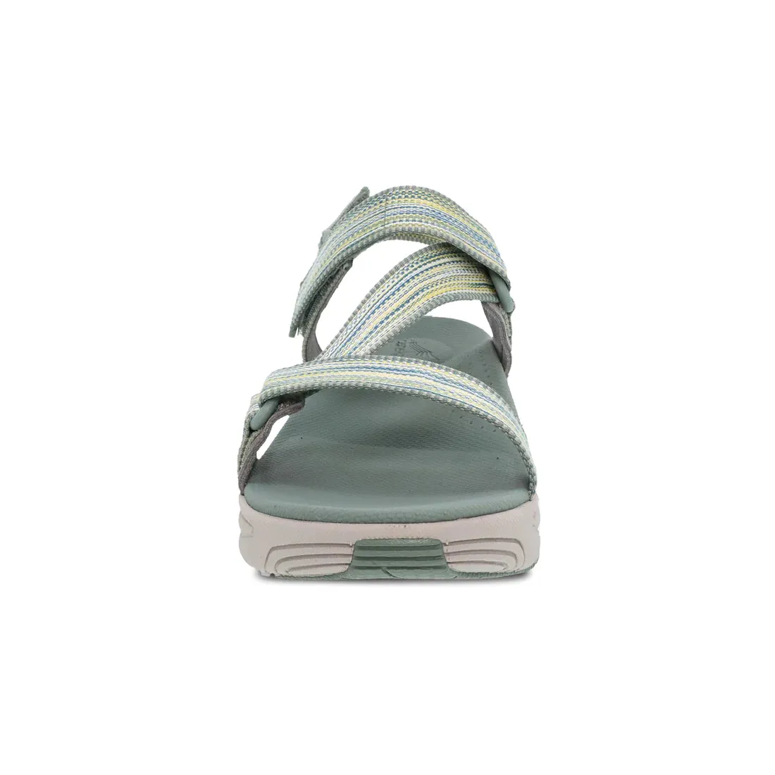 Women's Dansko Rayna Color: Sage Multi Webbing Sandal