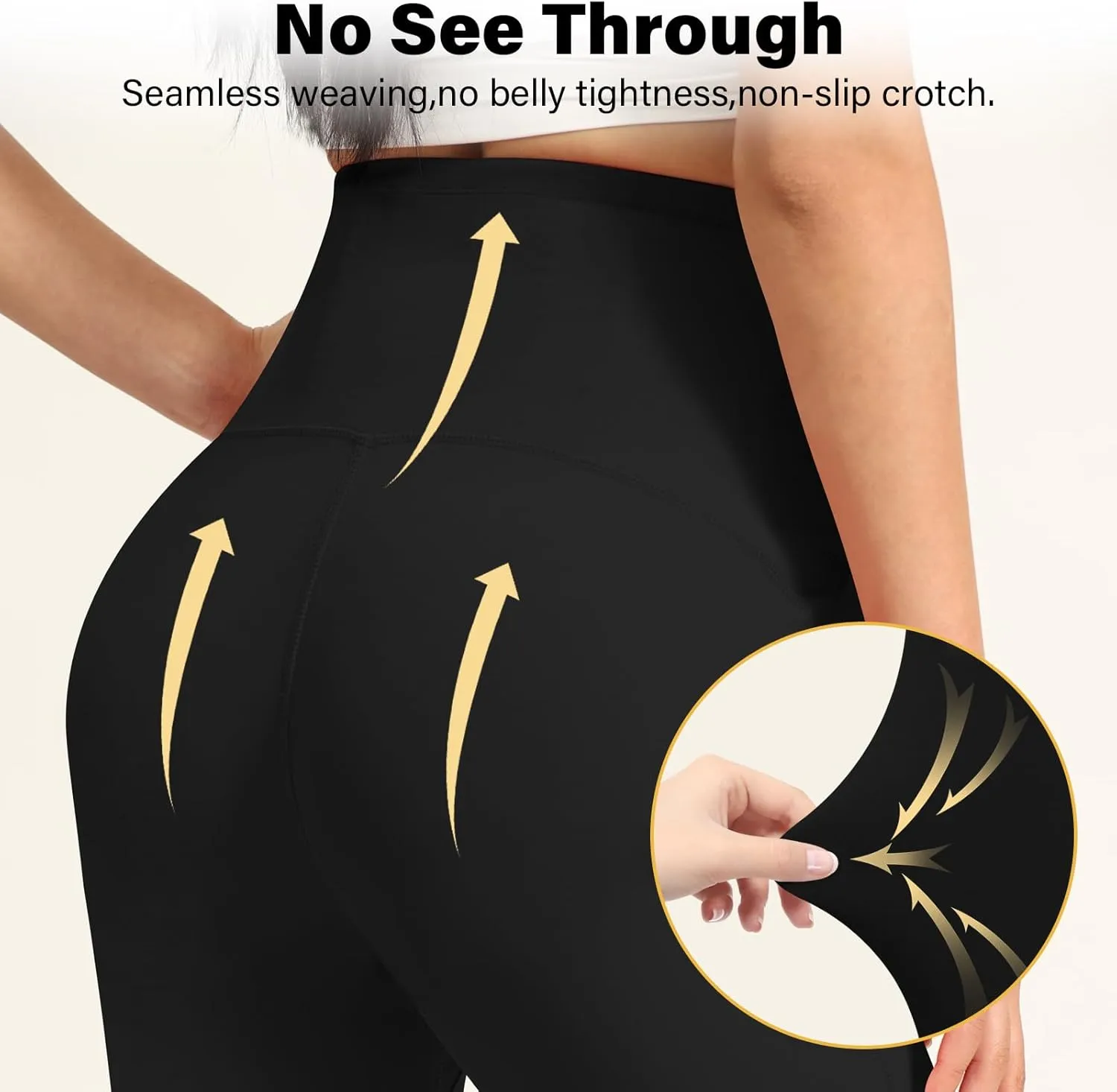 Women's Flare Yoga Pants - Crossover High Waisted Bootcut Leggings Bell Bottom Jazz Dress Pants Workout Gym Leggings