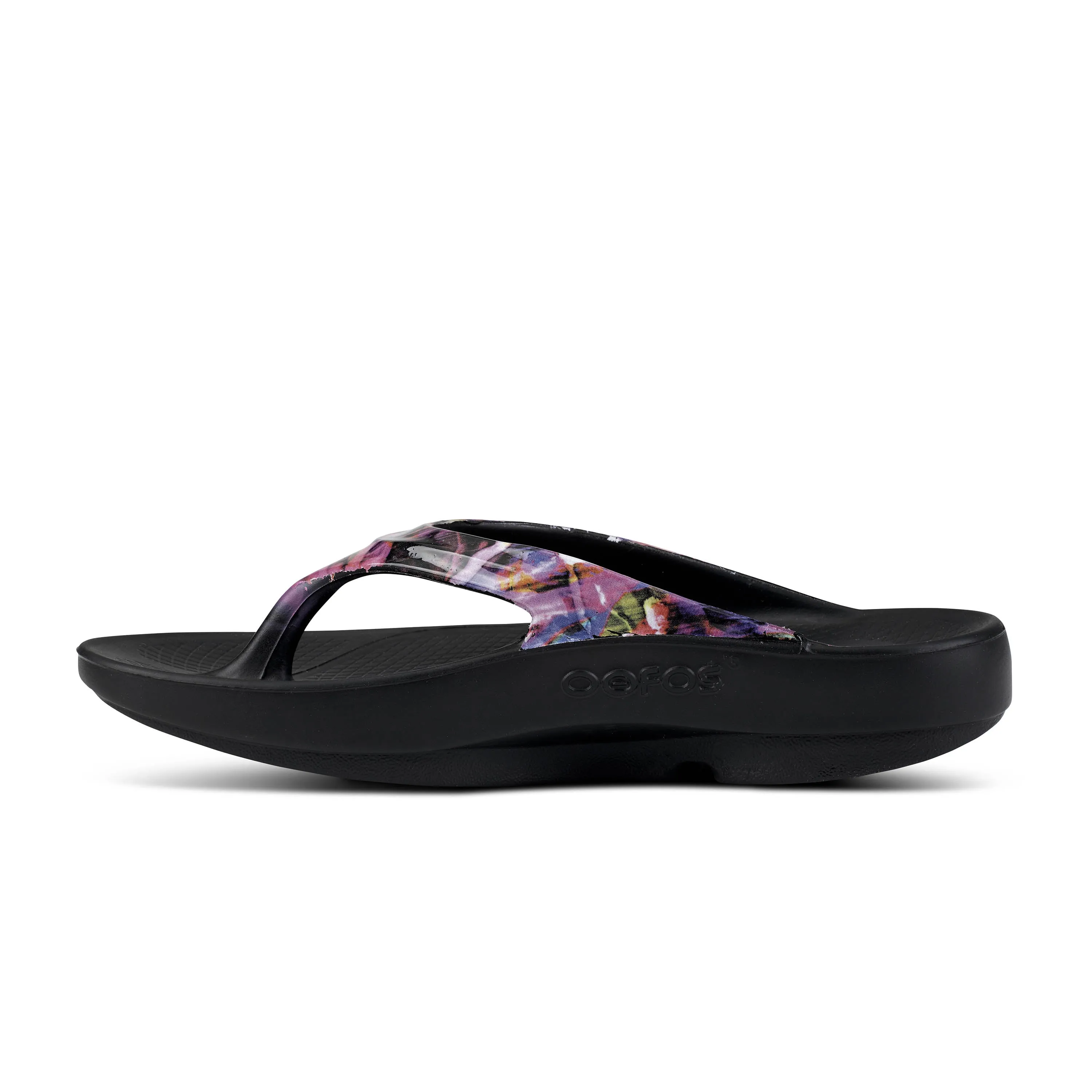 Women's Oofos OOlala Limited Sandal Color: Neon Rose