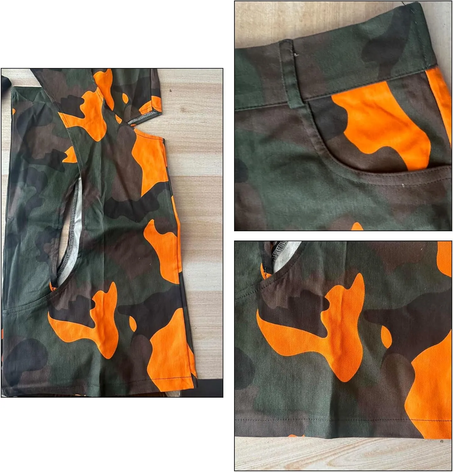 YOOTIKO Womens Camo Cargo Pants High Waisted Army Fatigue Loose Straight Wide Leg Camouflage Trousers Streetwear