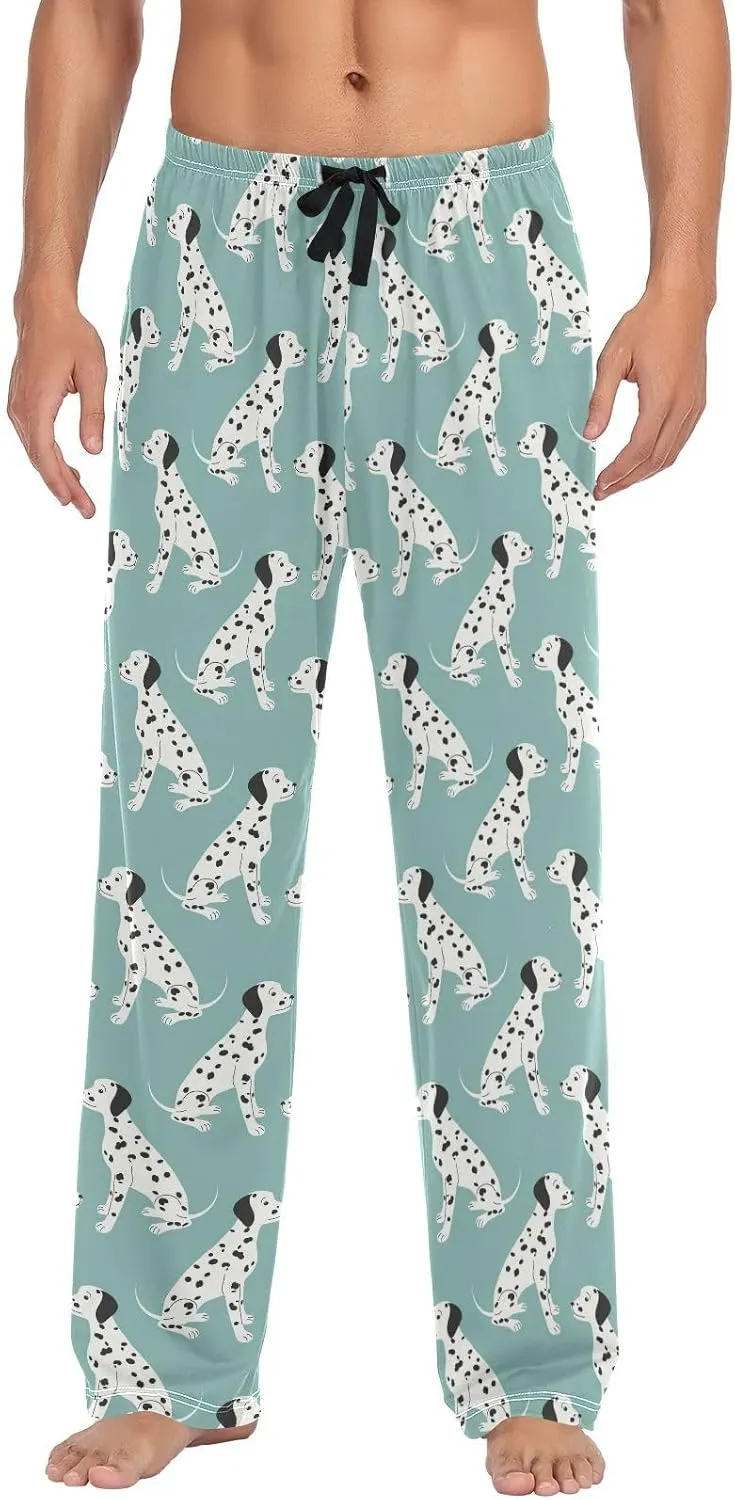 ZZKKO Pajamas Pants for Men, Men's Pajama Bottoms 100% Cotton PJ Lounge Sleepwear Pants for Mens With Pockets
