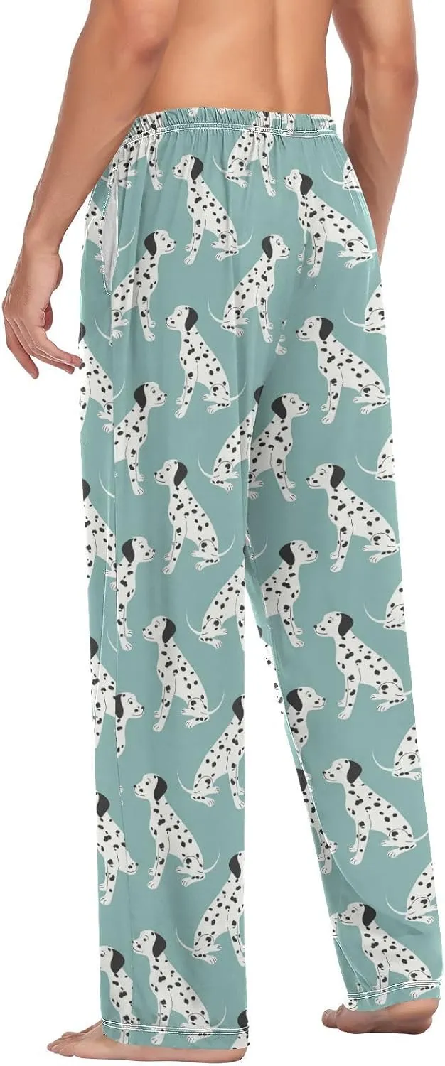 ZZKKO Pajamas Pants for Men, Men's Pajama Bottoms 100% Cotton PJ Lounge Sleepwear Pants for Mens With Pockets