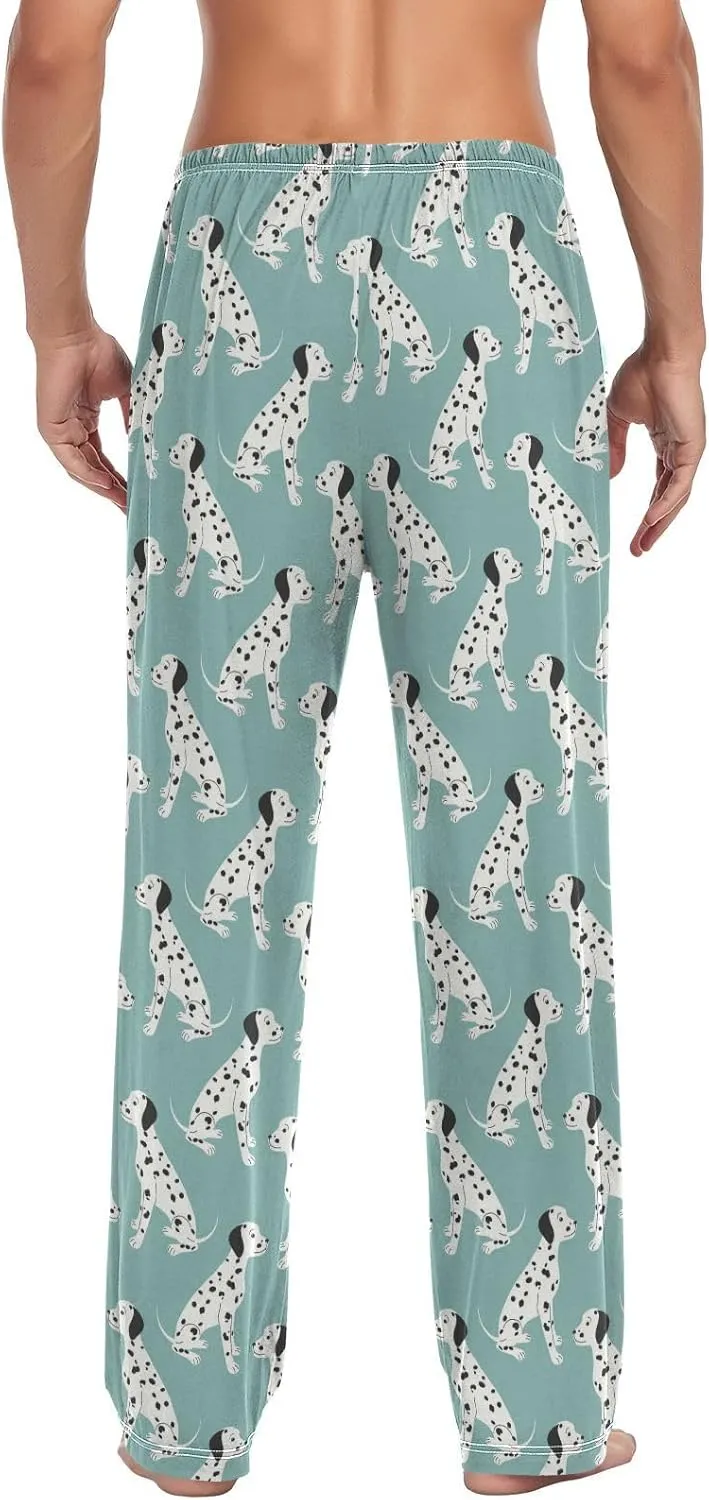 ZZKKO Pajamas Pants for Men, Men's Pajama Bottoms 100% Cotton PJ Lounge Sleepwear Pants for Mens With Pockets