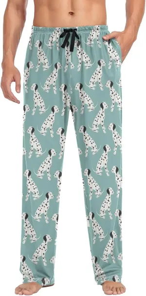 ZZKKO Pajamas Pants for Men, Men's Pajama Bottoms 100% Cotton PJ Lounge Sleepwear Pants for Mens With Pockets
